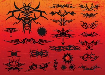 vettori gratis tatuaggio tribale