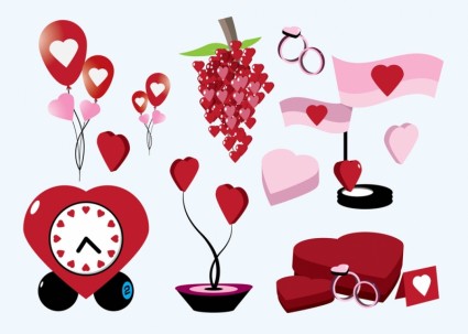 gráficos vectoriales de San Valentín gratis