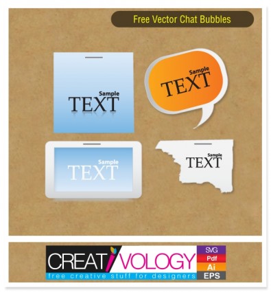 Free Vector Chat Bubbles