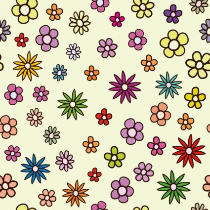 無料のベクターの花のパターン
