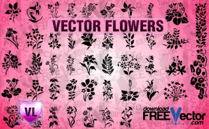 vector gratis de flores