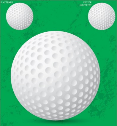 pallina da golf vettoriali gratis