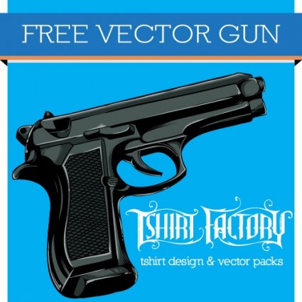 Бесплатные векторные пистолет