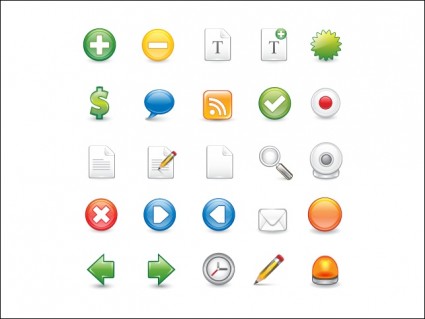 icono de vector libre set que contiene los iconos