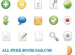 Free Vector Icon Set Containing Icons