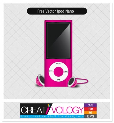Бесплатные Векторные ipod nano
