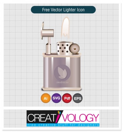 Free Vector Lighter Icon