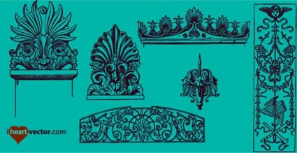 Free Vector Ornaments Pack