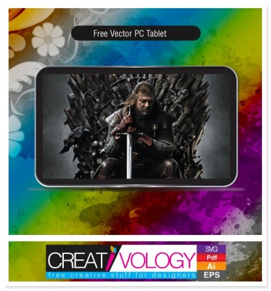 tablet pc gratis vector