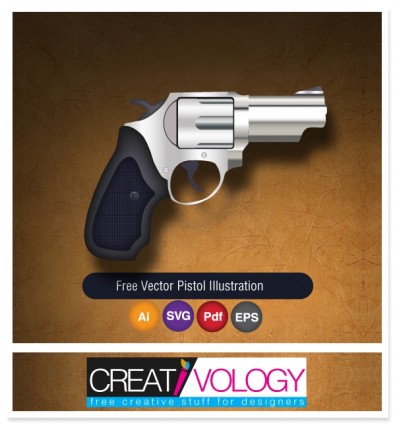 Free Vector Pistol Illustration