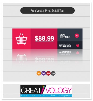 Free Vector Price Detail Tag