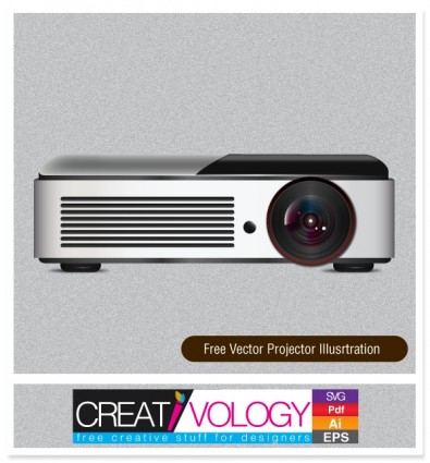Free Vector Projector Illustration