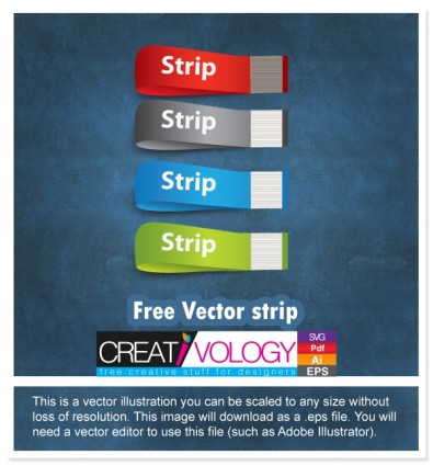vektor gratis strip