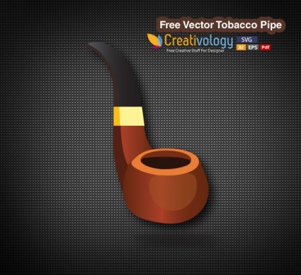 pipa de tabaco vector libre