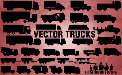Бесплатные векторные грузовики