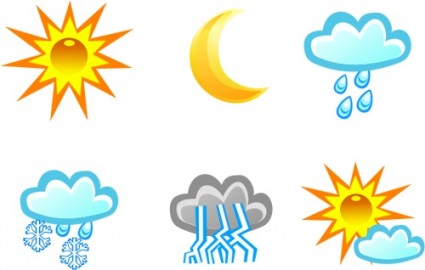 Kostenlose Vektor-Wetter-icons