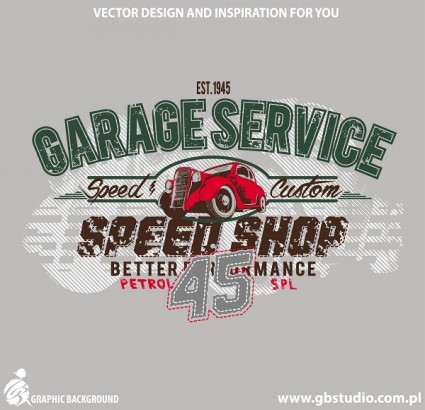 Free vector vintage t shirt diseño service45