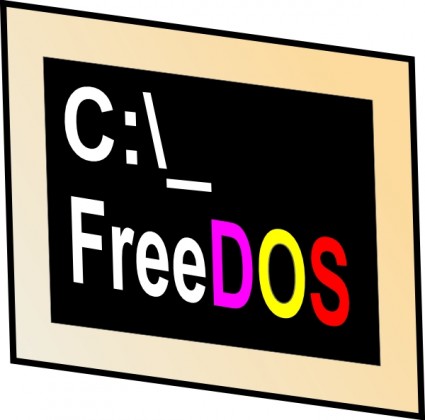 FreeDOS ícone clip art