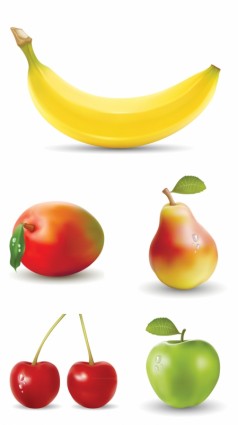 vettore di frutta fresca