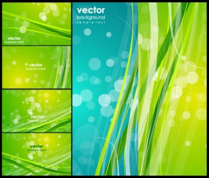 Fresh Green Vector Background Dream