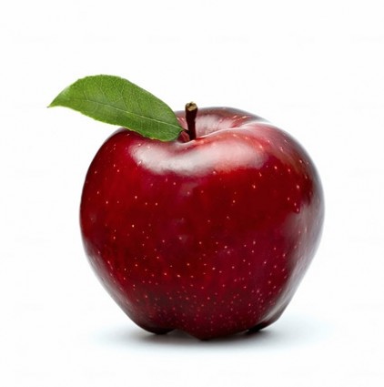 apel merah segar stock photo