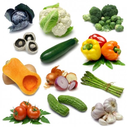 新鮮な野菜と高精細溶融画像