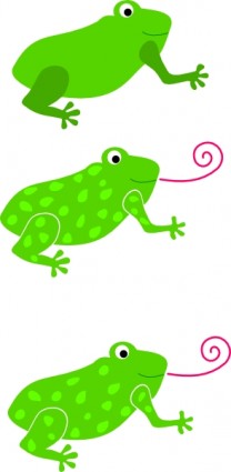 sapo granota grenouille clip-art
