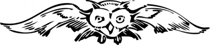 pemandangan owl clip art