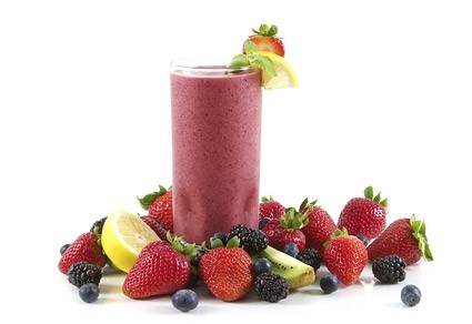 Fruit Juice And Fruit Stock Photo