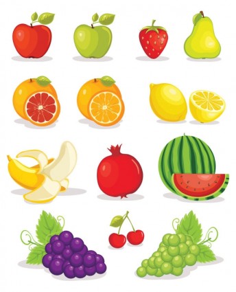 vettore immagini frutta