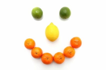 Obst-Lächeln