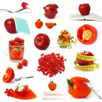 imagen de alta definición de frutas y verduras