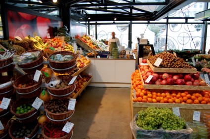 Früchte Obst shop