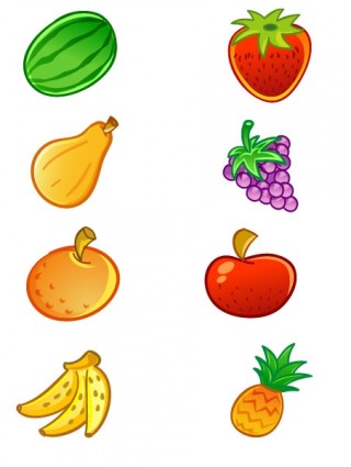 Obst Symbole Icons pack