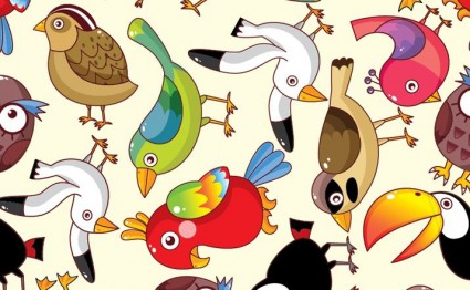 Funny Birds Pattern