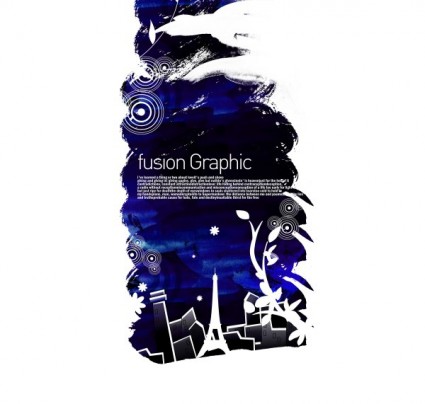 Fusion grafis seri fashion pola