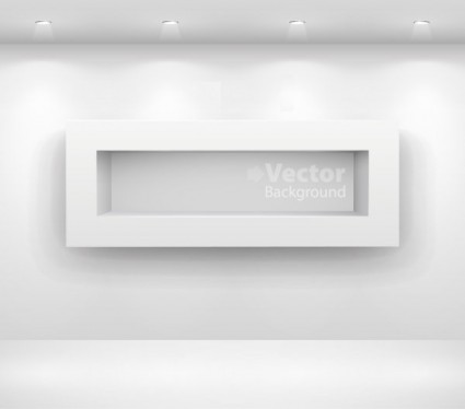 Gallery Display Background Vector