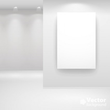 Galerie show background vector