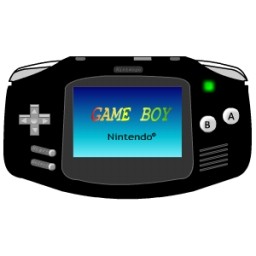 Gameboy Advance schwarz