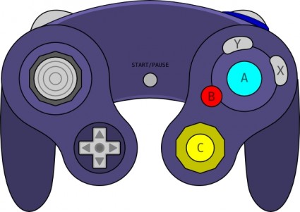 GameCube gamepad clip-art