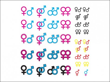 vector símbolo de género