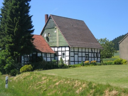 Германия пейзаж дом
