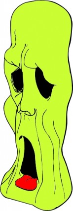 Ghoul cabeça clip-art