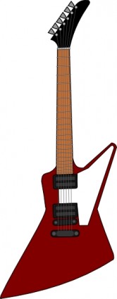Gibson Explorer Gitarre-ClipArt