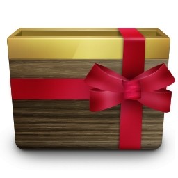 scatola legno regalo