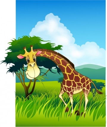 Giraffe-Vektor