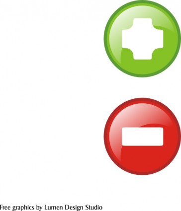 Glas-Buttons ClipArt