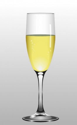 Copa de champagne clip art