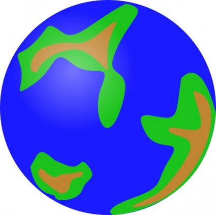 clipart vert Globe