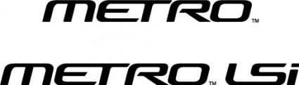 metro logotipos de GM